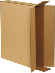 Made in USA - 6" Wide x 30" Long x 30" High Rectangle Corrugated Shipping Box - 1 Wall, Kraft (Color), 95 Lb Capacity - Top Tool & Supply