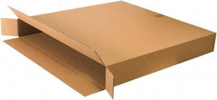 Made in USA - 8" Wide x 36" Long x 30" High Rectangle Corrugated Shipping Box - 1 Wall, Kraft (Color), 95 Lb Capacity - Top Tool & Supply