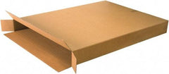 Made in USA - 5" Wide x 36" Long x 48" High Rectangle Corrugated Shipping Box - 1 Wall, Kraft (Color), 95 Lb Capacity - Top Tool & Supply