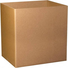 Made in USA - 40" Wide x 48" Long x 24" High Rectangle Heavy Duty Corrugated Box - 3 Walls, Kraft (Color), 280 Lb Capacity - Top Tool & Supply