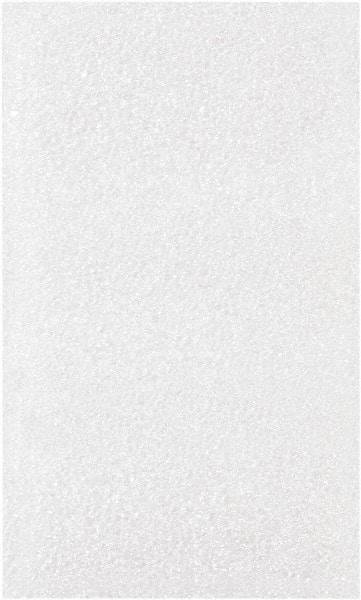 Made in USA - 3 x 5", Flush Cut Foam Pouches - White - Top Tool & Supply