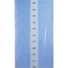 Made in USA - 54 x 96", 4 mil Gusseted Polybags - Blue - Top Tool & Supply