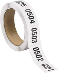 Tape Logic - 1-1/2" Long, Black/White Paper Inventory Labels - For Multi-Use - Top Tool & Supply