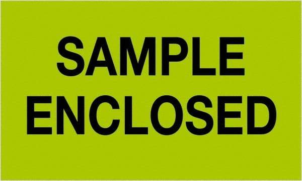 Tape Logic - 5" Long, Fluorescent Green Paper Shipping Label - For Multi-Use - Top Tool & Supply