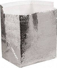 Made in USA - 12" Long x 10" Wide x 9" High x 3/16" Thick Box Liner - Silver, Case - Top Tool & Supply