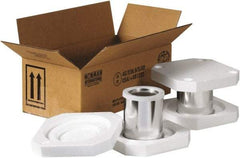 Made in USA - 10-1/4" Long x 5-1/8" Wide x 6-3/16" High Shipper Kit - Each - Top Tool & Supply