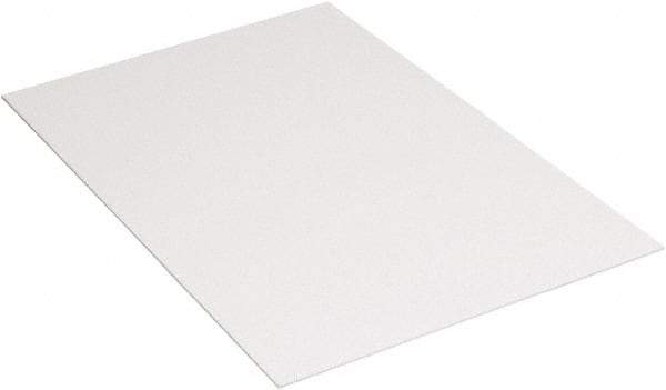 Made in USA - 48" Long x 40" Wide Plastic Sheet - White - Top Tool & Supply