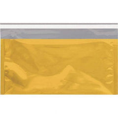 Value Collection - 10-1/4" Long x 6-1/4" Wide Peel-Off Self-Seal Metallic Mailer - Gold - Top Tool & Supply