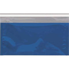 Value Collection - 10-1/4" Long x 6-1/4" Wide Peel-Off Self-Seal Metallic Mailer - Blue - Top Tool & Supply