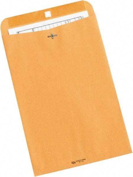 Made in USA - 15" Long x 10" Wide Clasp Envelope - Kraft - Top Tool & Supply