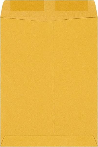 Made in USA - 12" Long x 9" Wide Gummed Flap Brown Kraft Envelope - Kraft - Top Tool & Supply