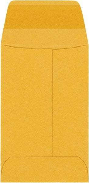 Made in USA - 3-1/2" Long x 2-1/4" Wide Gummed Flap Brown Kraft Envelope - Kraft - Top Tool & Supply