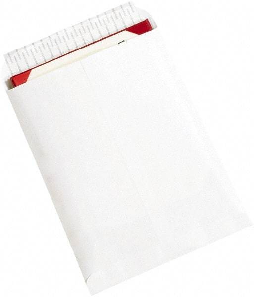 Made in USA - 12-1/2" Long x 9-1/2" Wide Peel-Off Self-Seal White Catalog Envelope - White - Top Tool & Supply