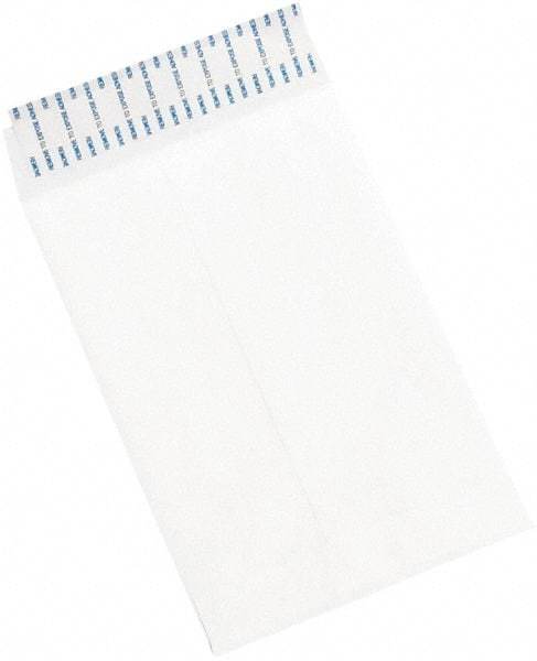 Made in USA - 9" Long x 6" Wide Peel-Off Self-Seal White Catalog Envelope - White - Top Tool & Supply