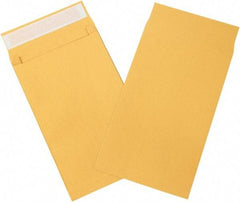 Made in USA - 15" Long x 10" Wide Peel-Off Self-Seal Natural Kraft Envelope - Kraft - Top Tool & Supply