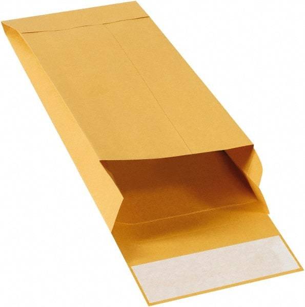 Made in USA - 11" Long x 5" Wide Peel-Off Self-Seal Natural Kraft Envelope - Kraft - Top Tool & Supply