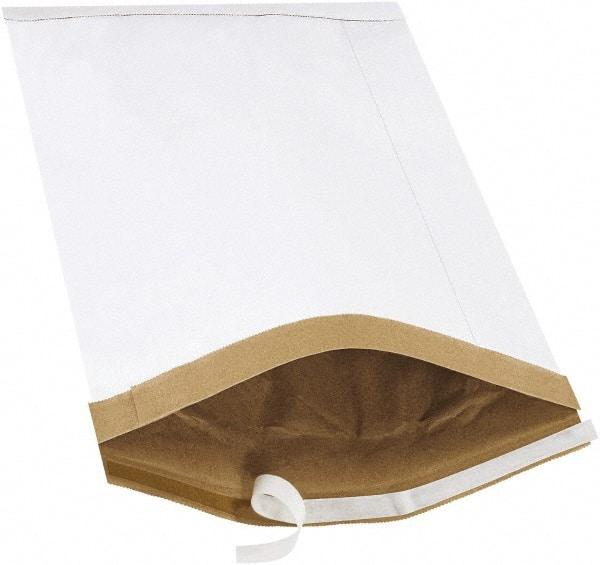 Made in USA - 19" Long x 12-1/2" Wide Peel-Off Self-Seal Padded Mailer - White - Top Tool & Supply