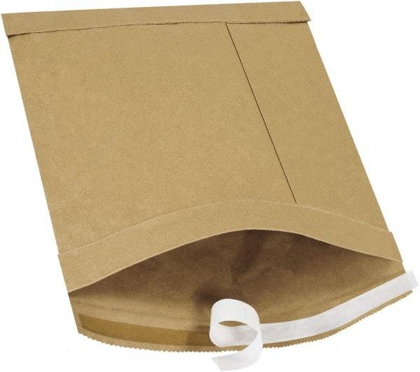 Made in USA - 12" Long x 8-1/2" Wide Peel-Off Self-Seal Padded Mailer - Kraft - Top Tool & Supply