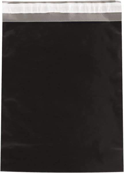 Value Collection - 19" Long x 14-1/2" Wide Peel-Off Self-Seal Courier Envelope - Black - Top Tool & Supply