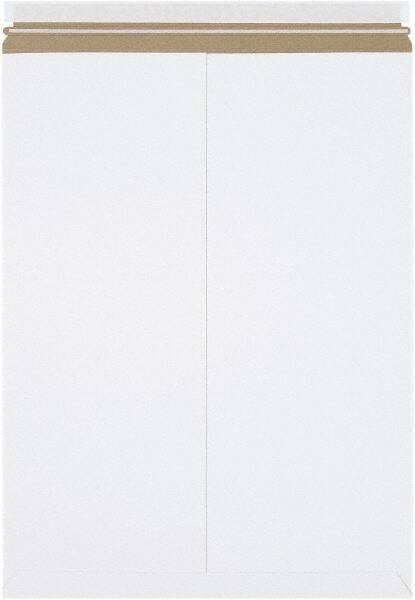 Made in USA - 24" Long x 18" Wide Peel-Off Self-Seal Flat Mailer - White - Top Tool & Supply