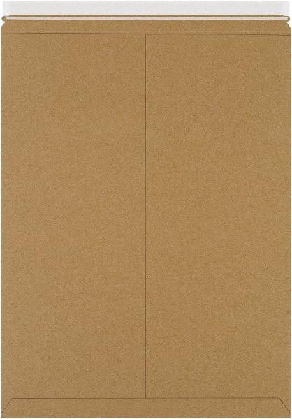 Made in USA - 24" Long x 18" Wide Peel-Off Self-Seal Flat Mailer - Kraft - Top Tool & Supply