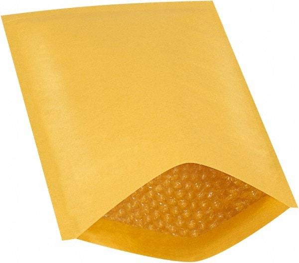 Made in USA - 12" Long x 8-1/2" Wide Regular Bubble Mailer - Kraft - Top Tool & Supply