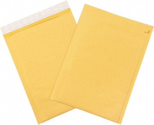 Value Collection - 16" Long x 10-1/2" Wide Peel-Off Self-Seal Bubble Mailer - Kraft - Top Tool & Supply