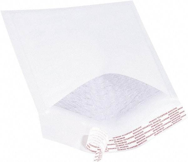 Value Collection - 10" Long x 6" Wide Peel-Off Self-Seal Bubble Mailer - White - Top Tool & Supply