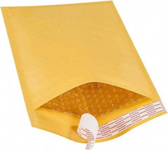 Value Collection - 12" Long x 7-1/4" Wide Peel-Off Self-Seal Bubble Mailer - Kraft - Top Tool & Supply