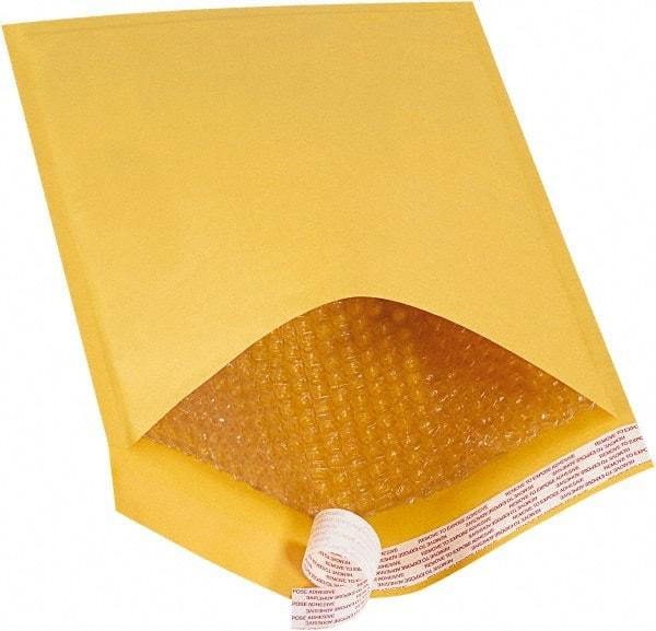 Made in USA - 16" Long x 10-1/2" Wide Peel-Off Self-Seal Bubble Mailer - Kraft - Top Tool & Supply