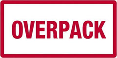 Tape Logic - 6" Long, Red/White Paper D.O.T. Labels - For Multi-Use - Top Tool & Supply