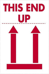 Tape Logic - 3" Long, Red/White Paper Shipping Label - For Multi-Use - Top Tool & Supply