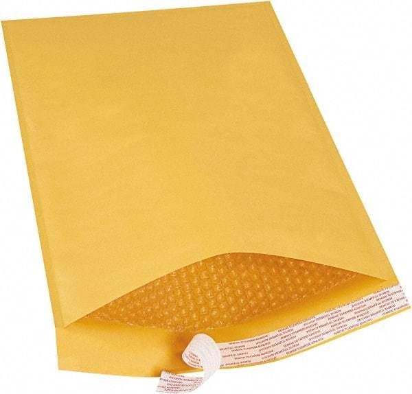 Made in USA - 19" Long x 12-1/2" Wide Peel-Off Self-Seal Bubble Mailer - Kraft - Top Tool & Supply