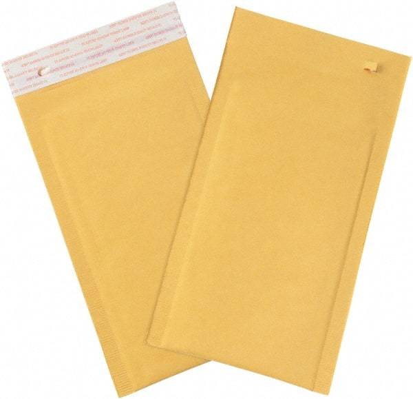 Value Collection - 10" Long x 5" Wide Peel-Off Self-Seal Bubble Mailer - Kraft - Top Tool & Supply