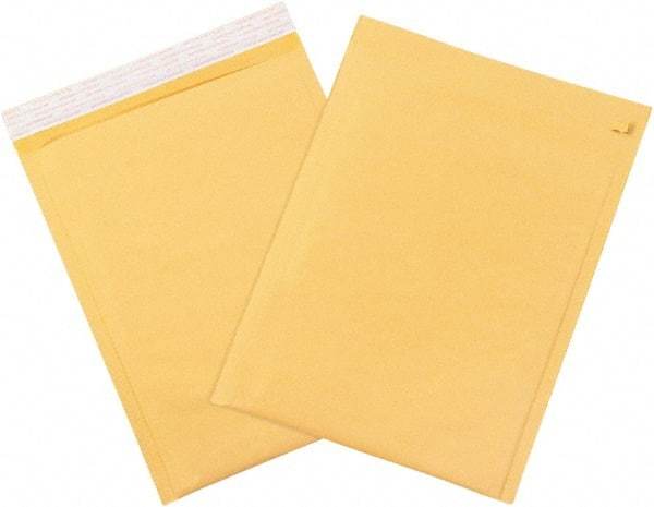 Value Collection - 12" Long x 7-1/4" Wide Peel-Off Self-Seal Bubble Mailer - Kraft - Top Tool & Supply