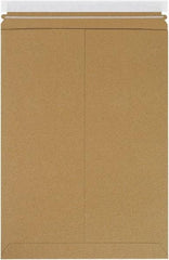 Made in USA - 18" Long x 13" Wide Peel-Off Self-Seal Flat Mailer - Kraft - Top Tool & Supply