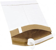 Made in USA - 10" Long x 6" Wide Peel-Off Self-Seal Padded Mailer - White - Top Tool & Supply