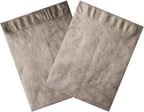 Dupont - 12" Long x 9" Wide Peel-Off Self-Seal Tyvek Flat Catalog Envelopes - Silver - Top Tool & Supply