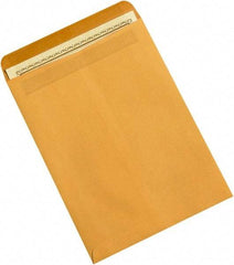 Made in USA - 12" Long x 9" Wide Self Seal Natural Kraft Envelope - Kraft - Top Tool & Supply