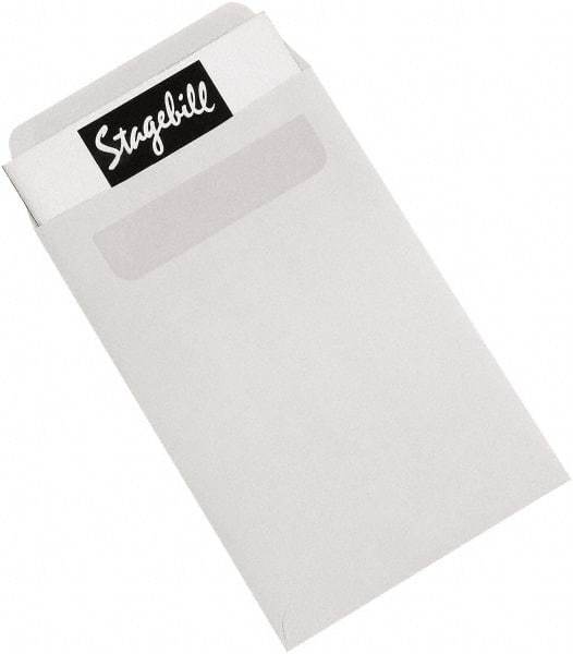 Made in USA - 9" Long x 6" Wide Self Seal White Catalog Envelope - White - Top Tool & Supply