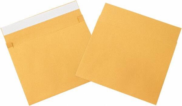 Made in USA - 15" Long x 10" Wide Peel-Off Self-Seal Natural Kraft Envelope - Kraft - Top Tool & Supply