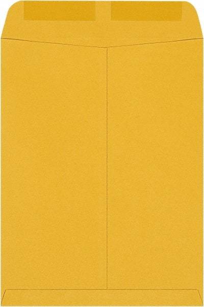 Made in USA - 12-1/2" Long x 9-1/2" Wide Gummed Flap Brown Kraft Envelope - Kraft - Top Tool & Supply