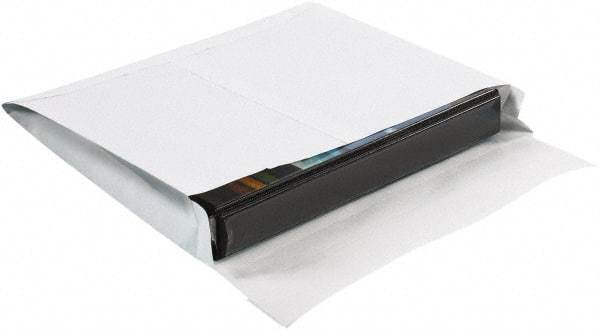 Made in USA - 13" Long x 10" Wide Peel-Off Self-Seal Expandable Envelope - White - Top Tool & Supply