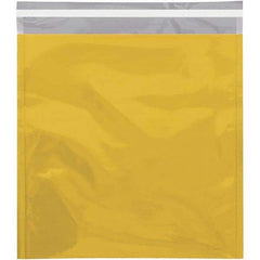 Value Collection - 13" Long x 10-3/4" Wide Peel-Off Self-Seal Metallic Mailer - Gold - Top Tool & Supply