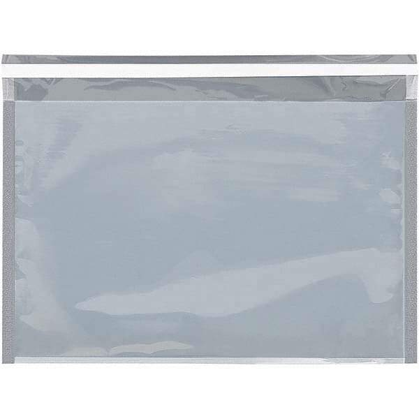 Value Collection - 12-3/4" Long x 9-1/2" Wide Peel-Off Self-Seal Glamour Mailer - Translucent Silver - Top Tool & Supply