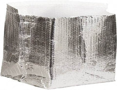 Made in USA - 12" Long x 12" Wide x 6" High x 3/16" Thick Box Liner - Silver, Case - Top Tool & Supply