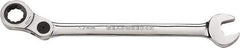 GearWrench - 15mm 12 Point Combination Wrench - 7-55/64" OAL, Steel, Full Polish Finish - Top Tool & Supply