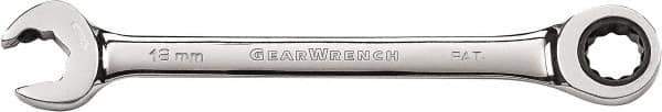 GearWrench - 11/16" 12 Point Combination Wrench - 8-55/64" OAL, Steel, Full Polish Finish - Top Tool & Supply