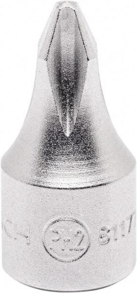 GearWrench - 1/4" Drive Phillips Screwdriver Socket - 63/64" OAL, #3 Point - Top Tool & Supply