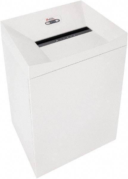 Ability One - 4mm x 37mm" Strip, 17 Sheet Cross Cut Paper Office Shredder - 13-1/2" Long x 18" Wide x 25" High, Level 4 Security, 69 Gal Wastebasket - Top Tool & Supply